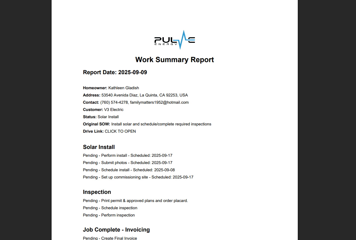 Work summary PDF